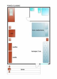 Pokój - Ośrodek Wypoczynkowy Bursztyn